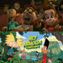 Jimmy, Sheen, Carl watch Hey Arnold Jungle Movie