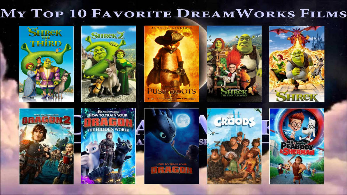 Top 10 Favorite Dreamworks Movies by Anarchrist17 on DeviantArt