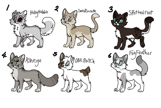 CLOSED Warrior cat adopts