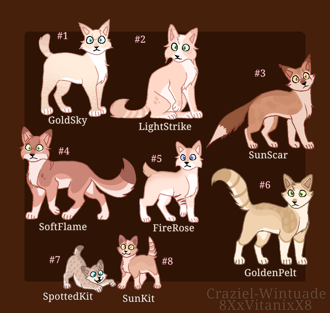 Warrior cat clan adopts - Closed by quardie on DeviantArt