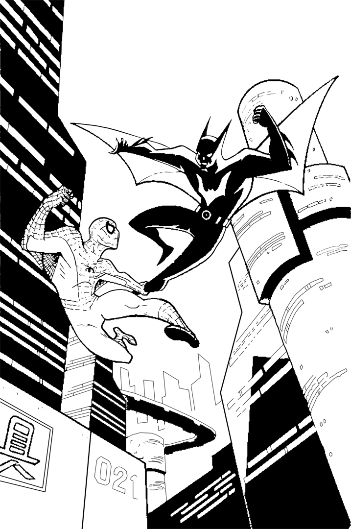 Spider-Man vs Batman Beyond