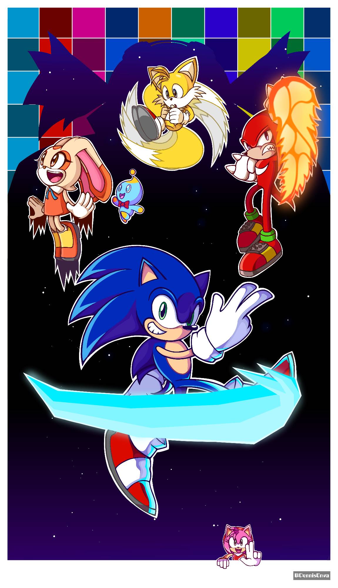 Sonic Classic Heroes by Daniuxshit on DeviantArt