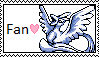 Articuno Fan Stamp