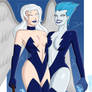 Livewire and Hawkgirl