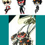 Homestuck: Dave + Terezi + Karkat Charms