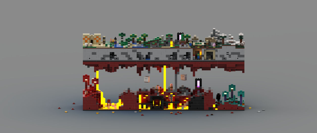 Minecraft Micro World display ultrawide wallpaper by Hatalmas on DeviantArt