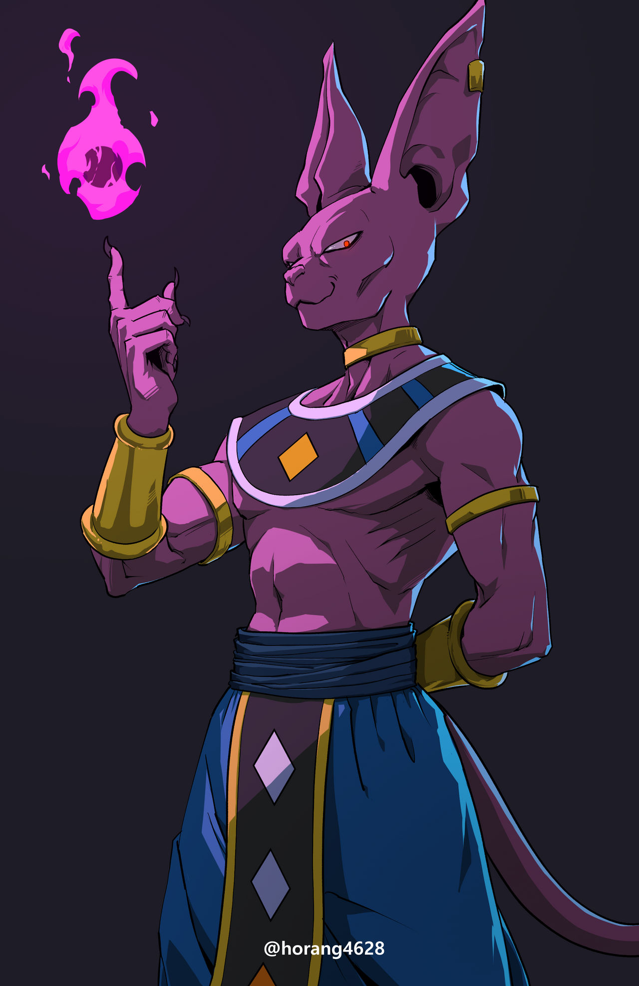Beerus First Design Beerus by horang4628 on DeviantArt