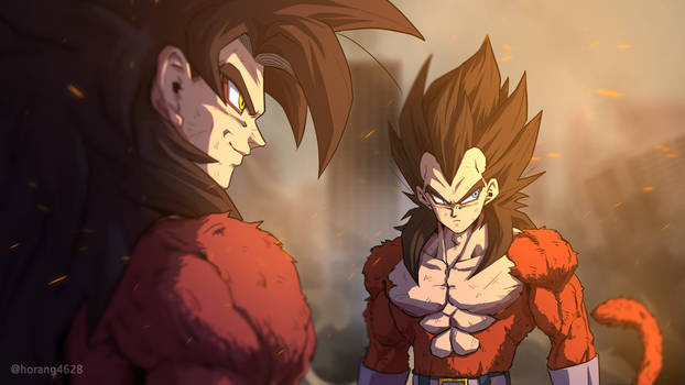 SSJ4 SonGoku, Vegeta