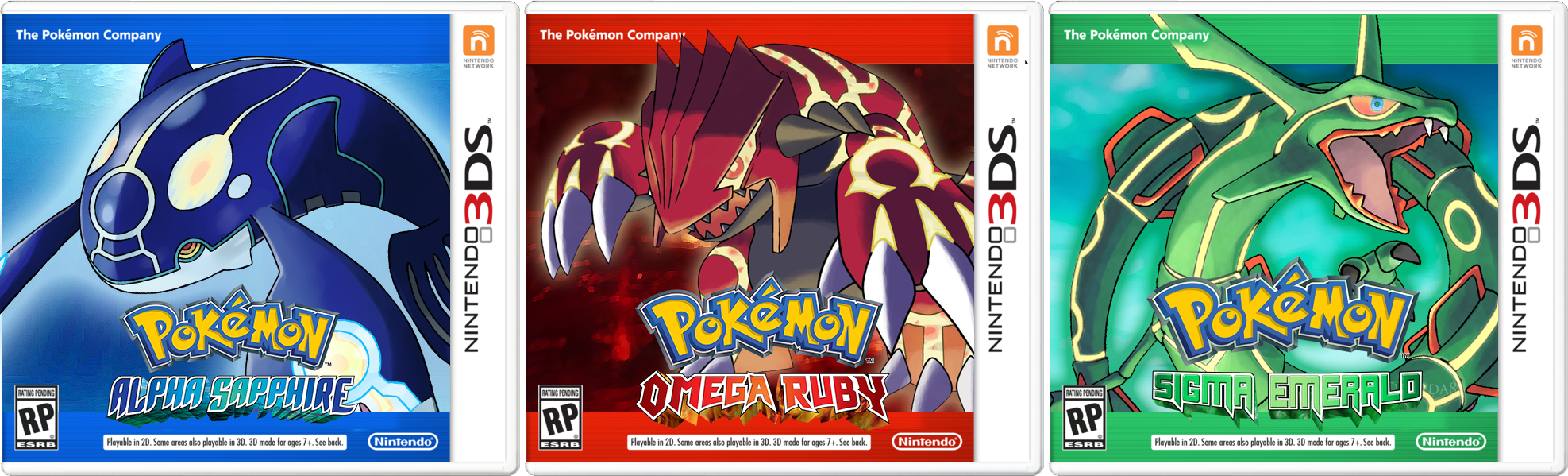 Pokemon Omega Ruby Alpha Sapphire Sigma Emerald By Deko Kun On Deviantart