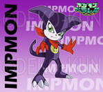 Digimon Parallel - Impmon by Deko-kun