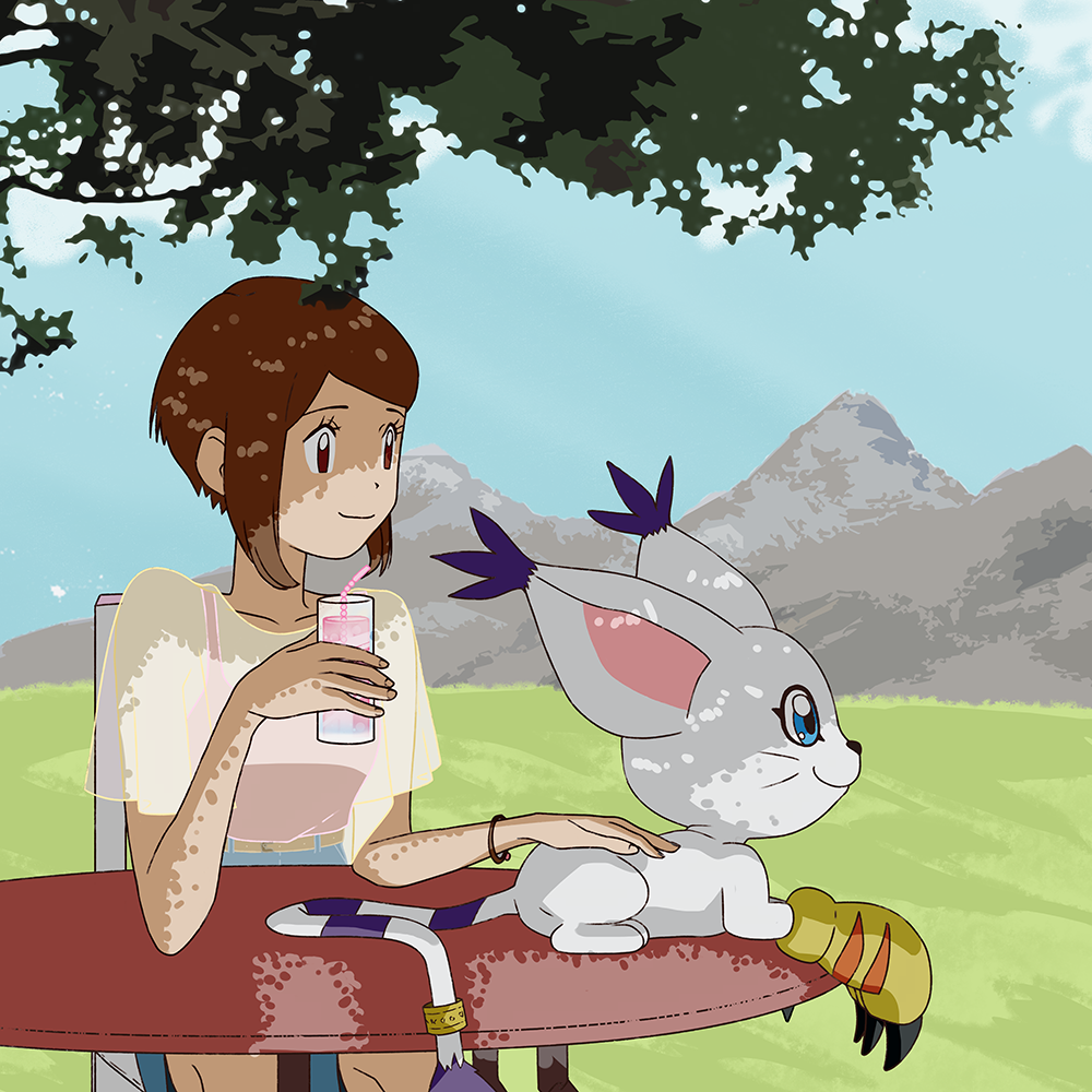 Hikari y Gatomon  Digimon adventure tri, Digimon adventure, Digimon