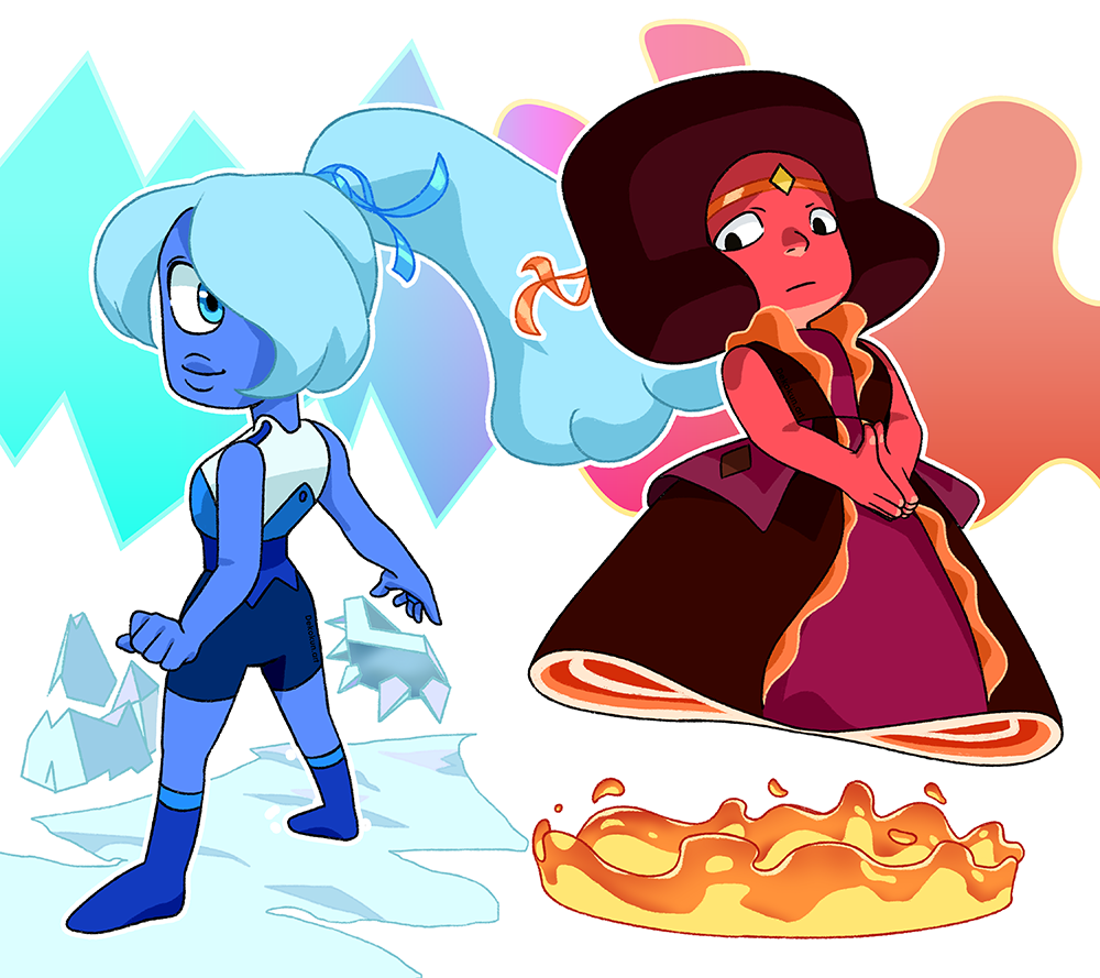 Sapphire And Ruby Swap Roles By Deko Kun On Deviantart