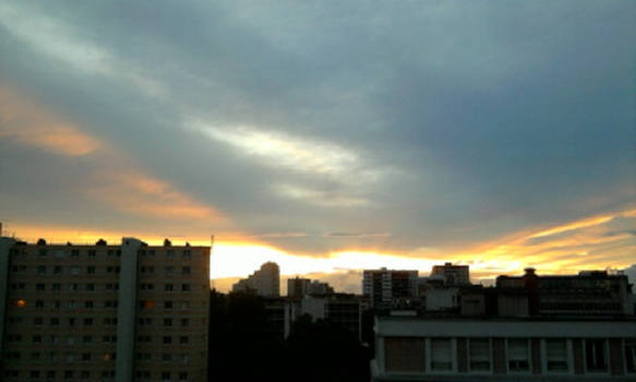 Cloudy sky in france 3.