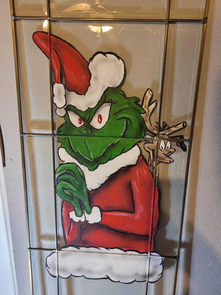 Ginch Window Display The Grinch Painting on window by Foreman-The-Artist on DeviantArt