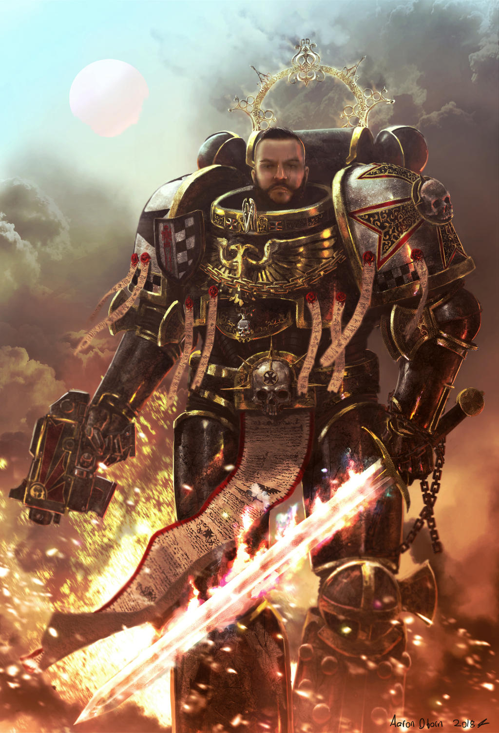 Black Templar space marine by LEGION5551 on DeviantArt