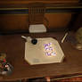 Custom TARDIS mark 3 - Office side desk detail