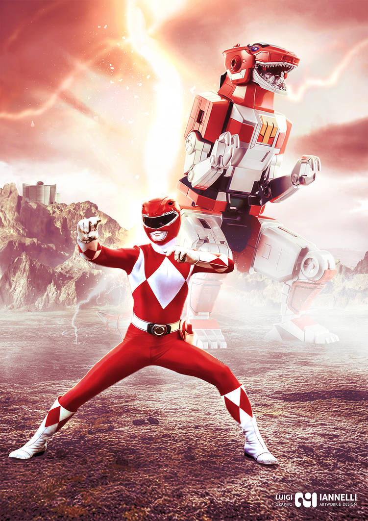 Red ranger poster by ginovanta on DeviantArt
