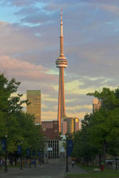 CN Tower at Sunset by vmulligan