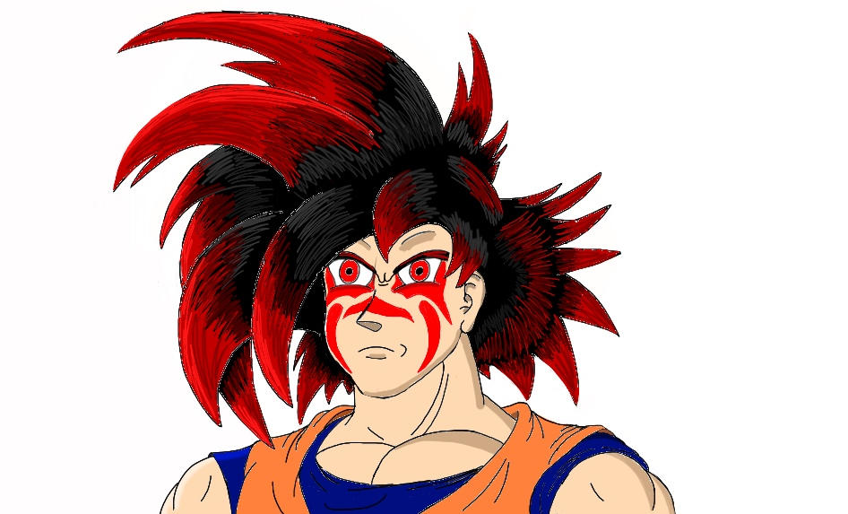 Goku Super Saiyan God RED Redesign by cicerondibuja on DeviantArt