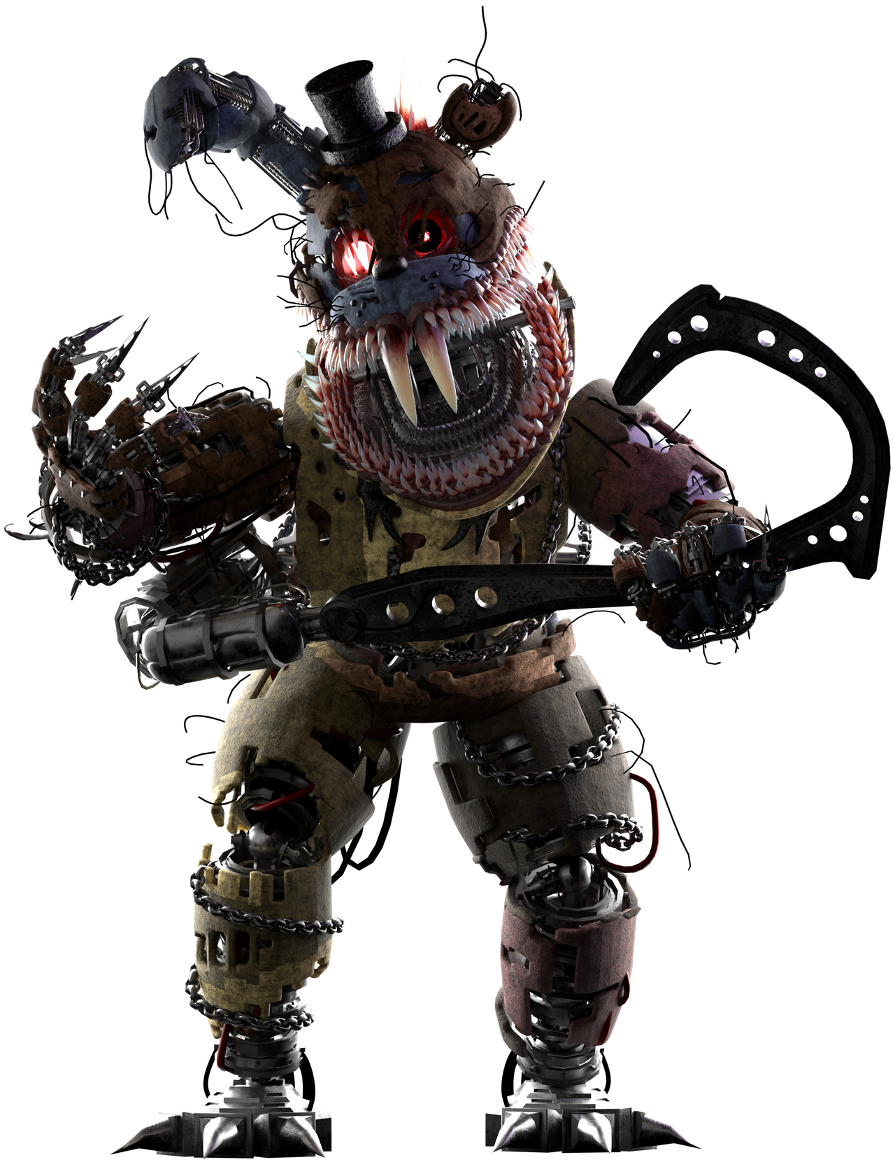 Repaired Nightmare Corrupted Nightmare by TicTacFreshMint on DeviantArt