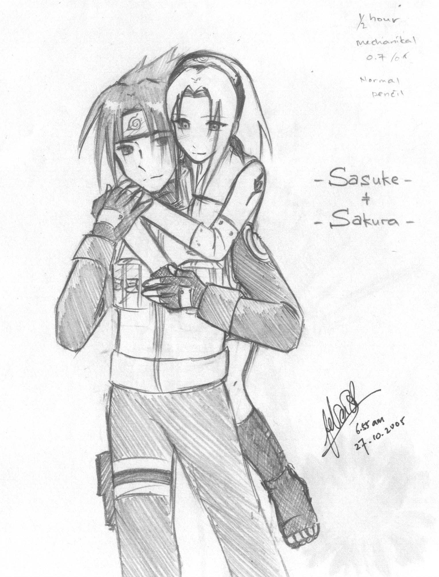 Sasuke And Sakura By Dark1408 On Deviantart