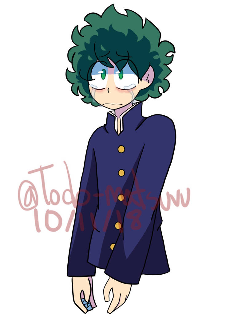 Middle school Deku by EchoDatOneBadArtist on DeviantArt