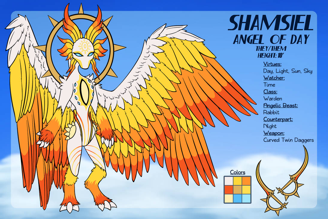 Shamsiel Angel Reference Sheet by Panda-Paradise on DeviantArt