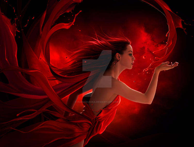 Red splash
