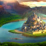 Island castle