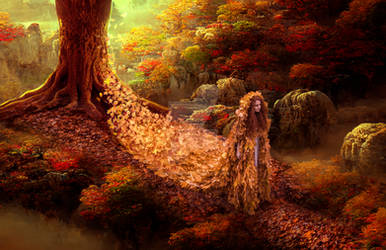 The Queen of autumn by ElenaDudina