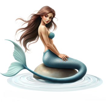 Mermaid 5 PNG Stock