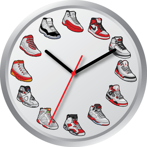 Jordan clock shoes shop