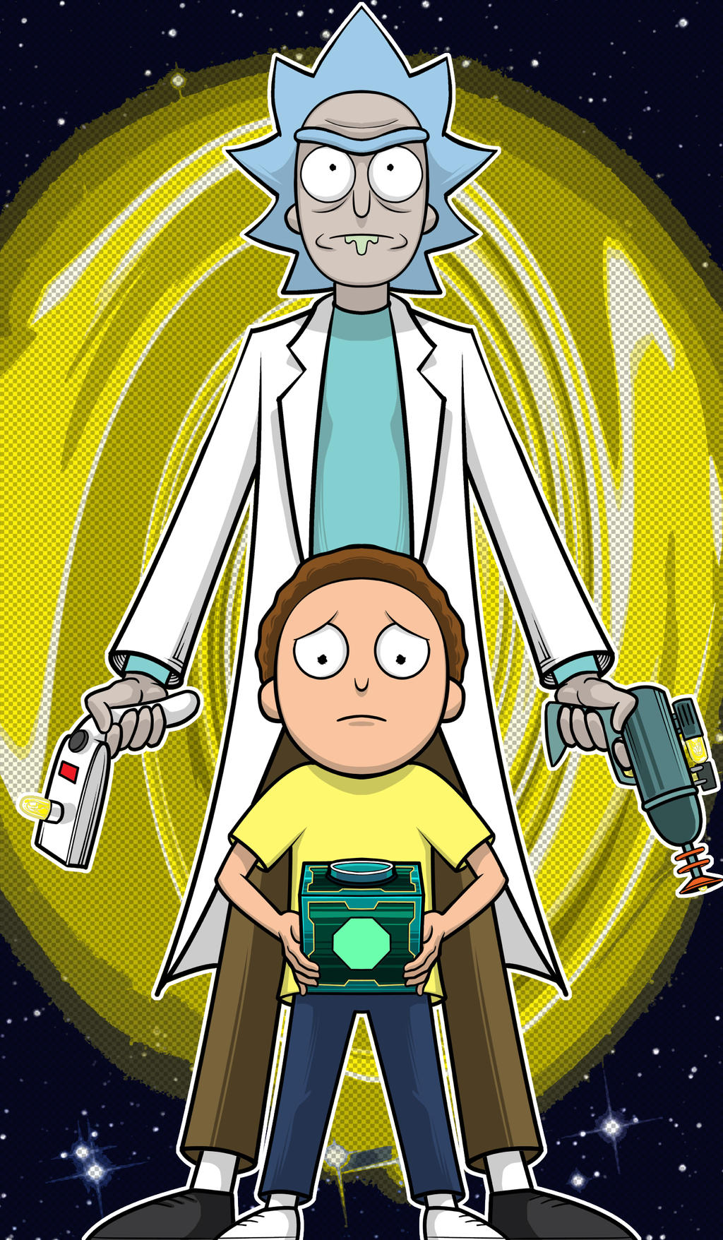 Rick and Morty Desktop Background by Toshpokerface on DeviantArt