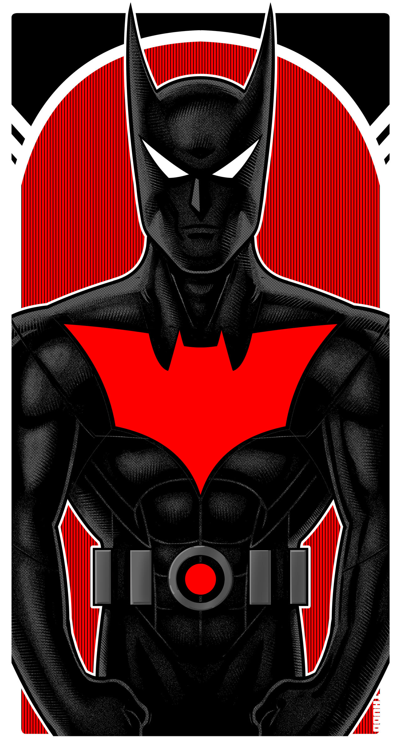 batman beyond icon by thuddleston on deviantart
