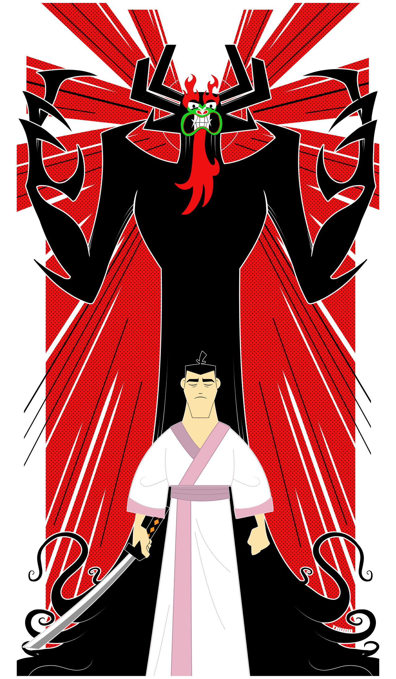 Samurai Jack Rave Deviantart Samurai Jack 14x24 by Thuddleston on DeviantArt