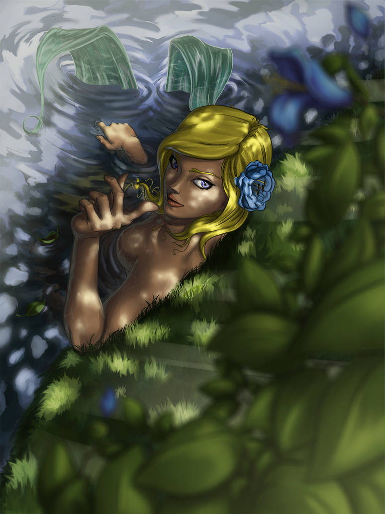 Sneaking up on a Mermaid by EzeKeiL