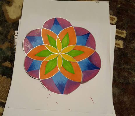 finished flower of life