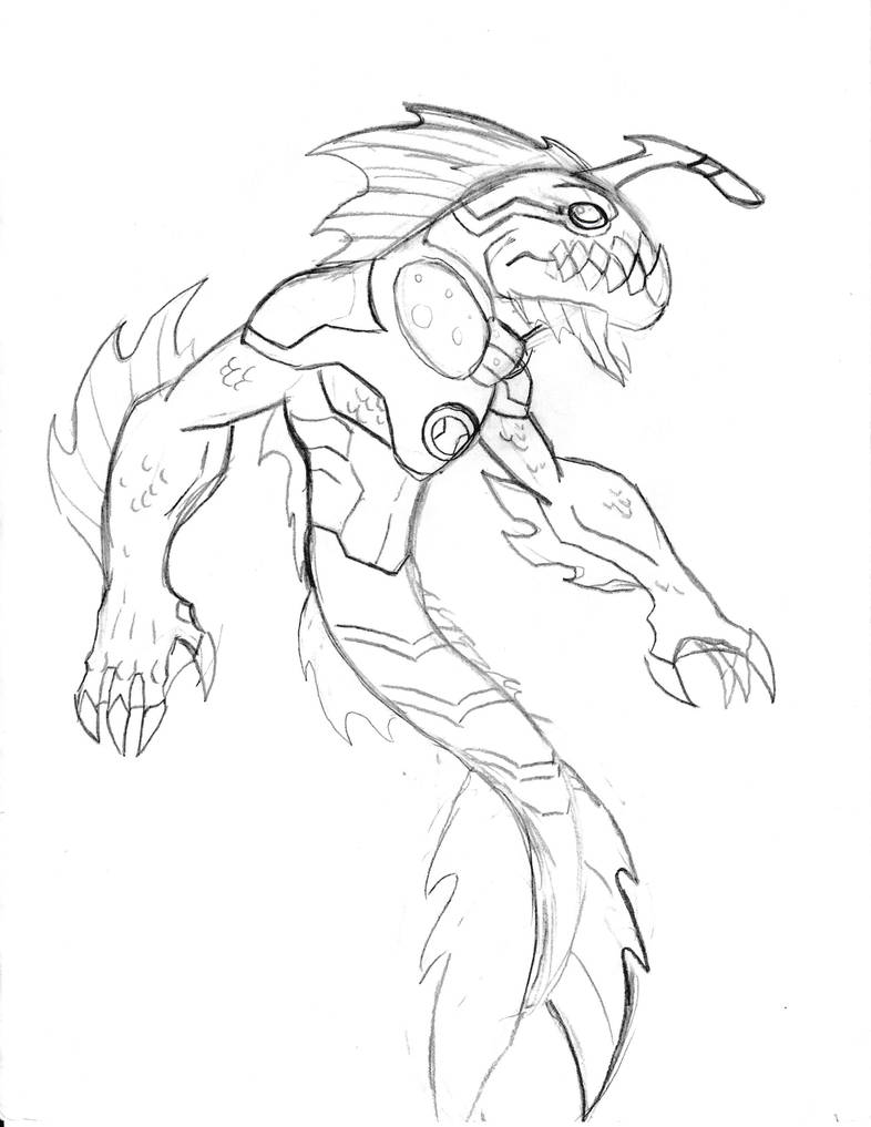 Ben 10 Ripjaws by Multiomniversal124 on DeviantArt