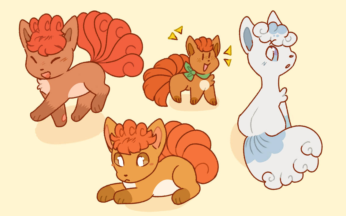 Vulpix Vulpix Vulpix by aimer-arts on DeviantArt