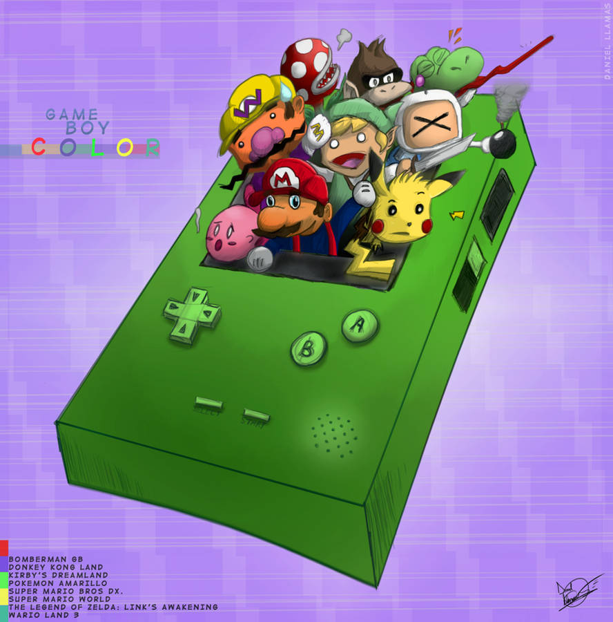 GameBoy Color Tribute Finished by DRLM on DeviantArt