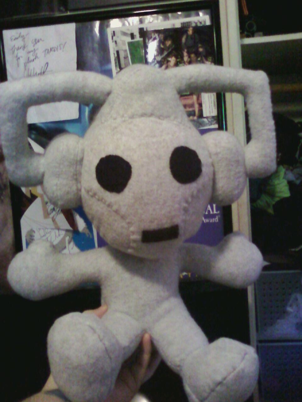 Cyberman plushie