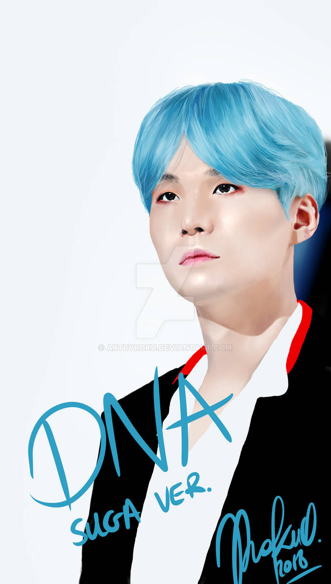 suga dna mv fanart by artbyroku on