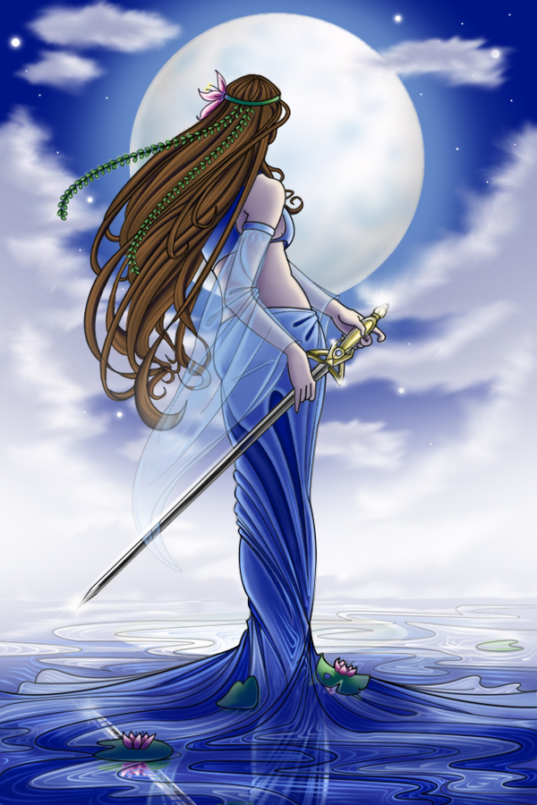 The Lady of the Lake - colored