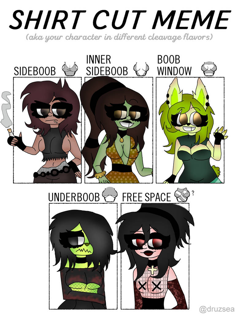 Shirt cut meme by catycarolite223 on DeviantArt Shirt cut meme by catycarolite223 on DeviantArt