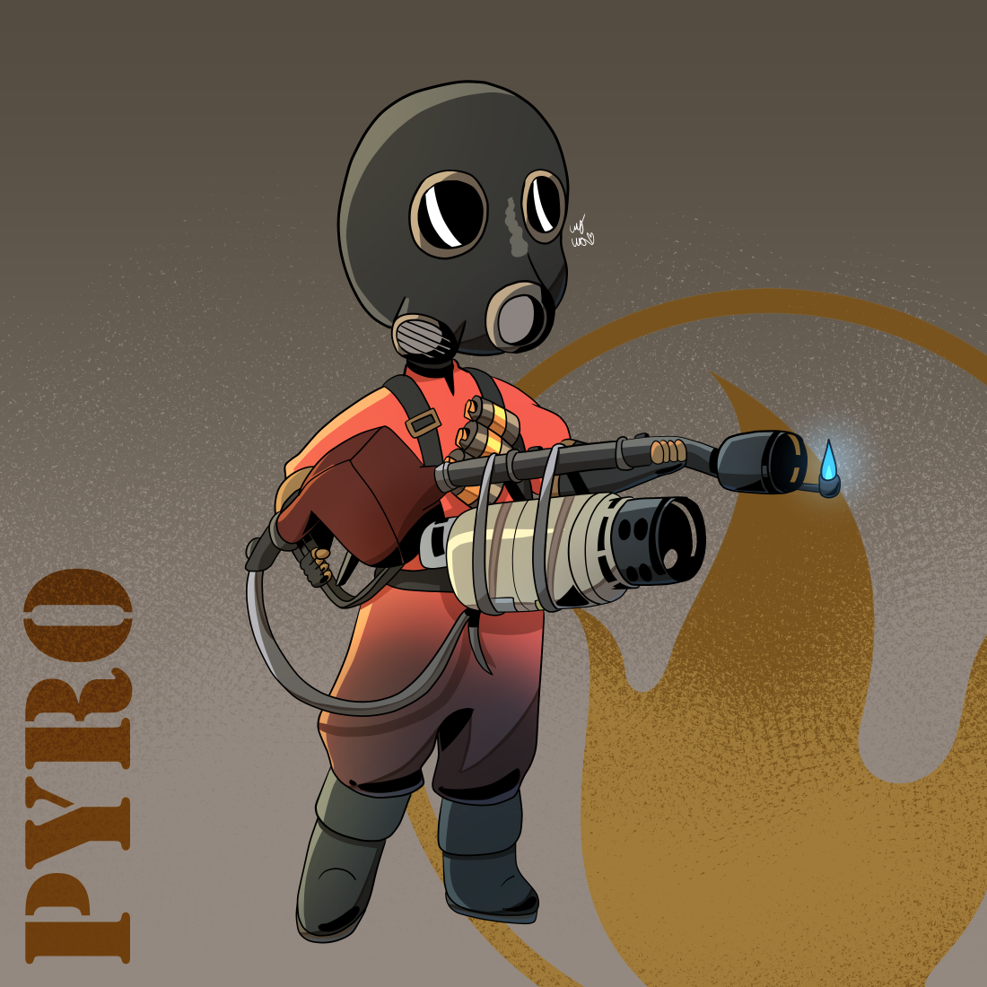 Tf2 Pyro Chibi TF2 Pyro Red Kandi Pad | Kandi Patterns, Fuse Bead