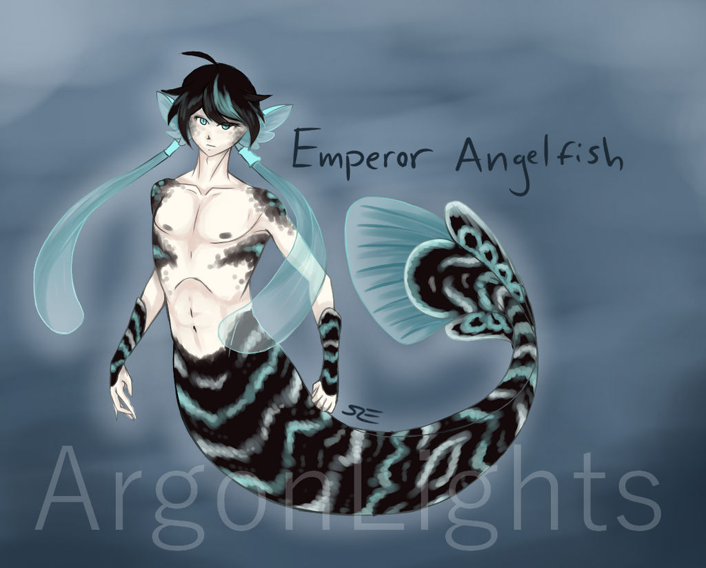 Emperor Angelfish Merman {OPEN OTA}