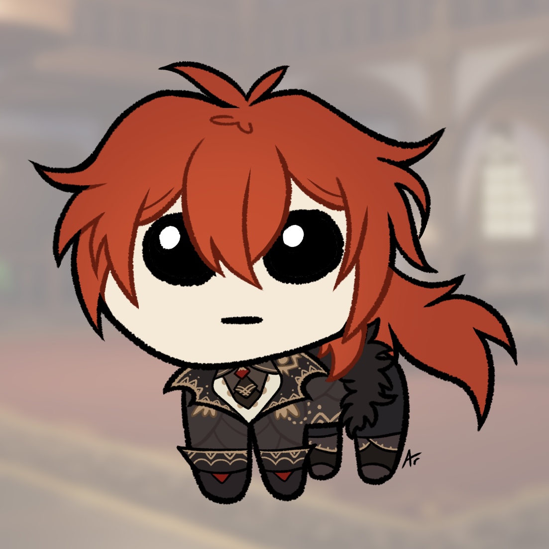 He