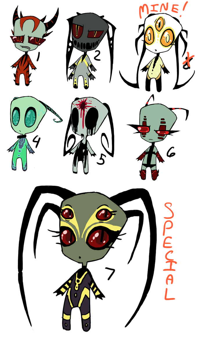 Mutant Irken adoptables CLOSED