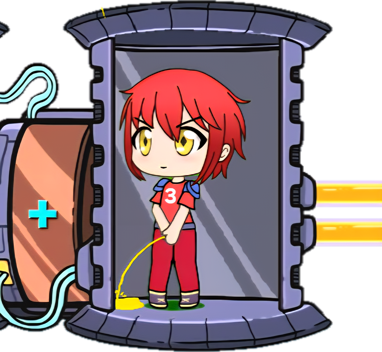 Pee Math Number Lore 3 peeing in math machine by KyubiwanKawaii on DeviantArt
