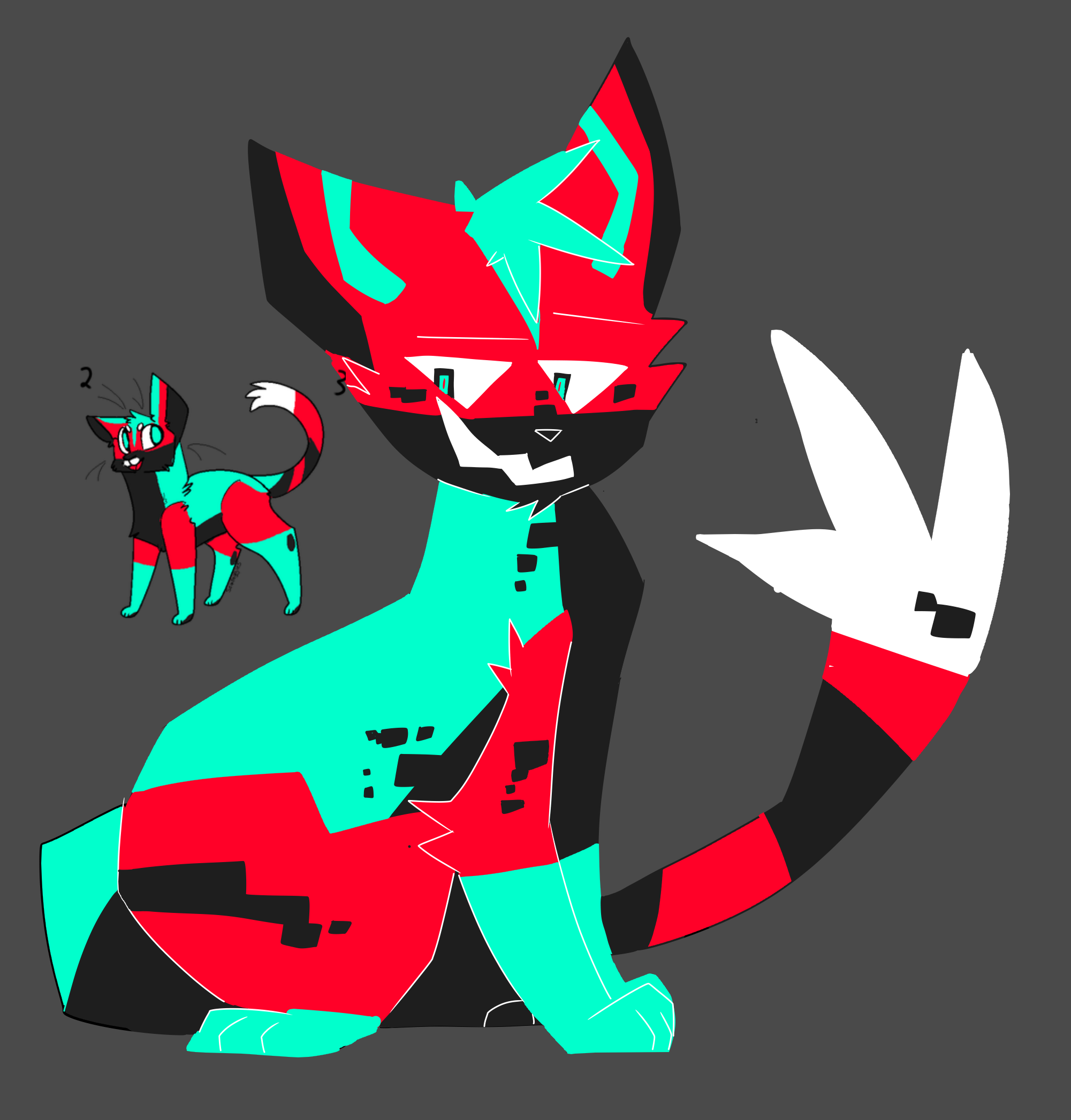 Glitch Cat By Windinz On DeviantArt glitch-cat-by-windinz-on-deviantart